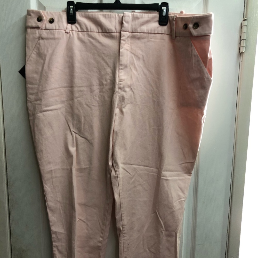 Pink trouser pants